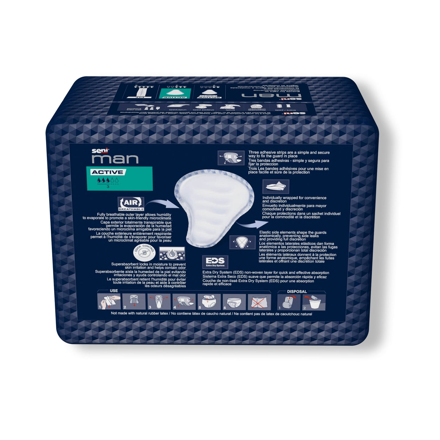 GUARD, MALE ACTIVE SENIMAN (15/PK 6PK/CS)