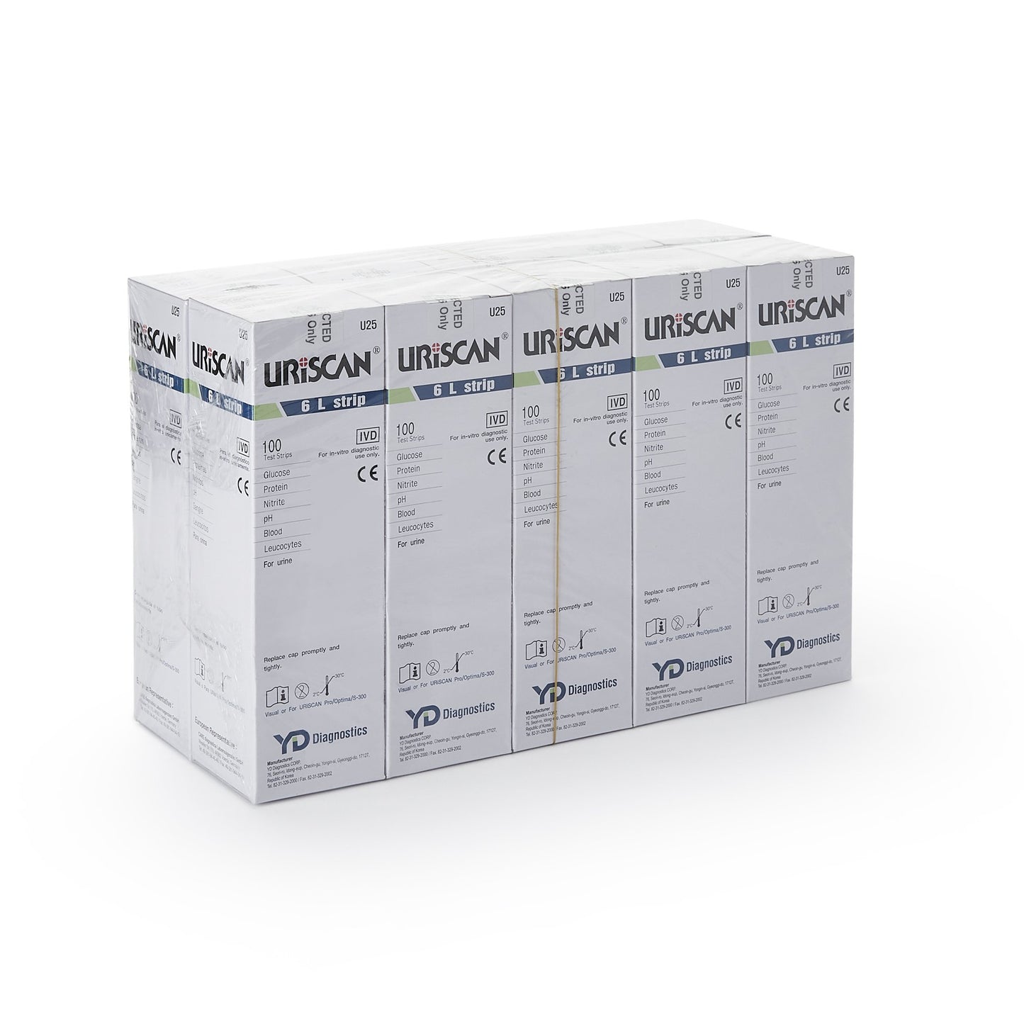 URINE TEST STRIP, URISCAN 6L (100/BT 10BT/CS)