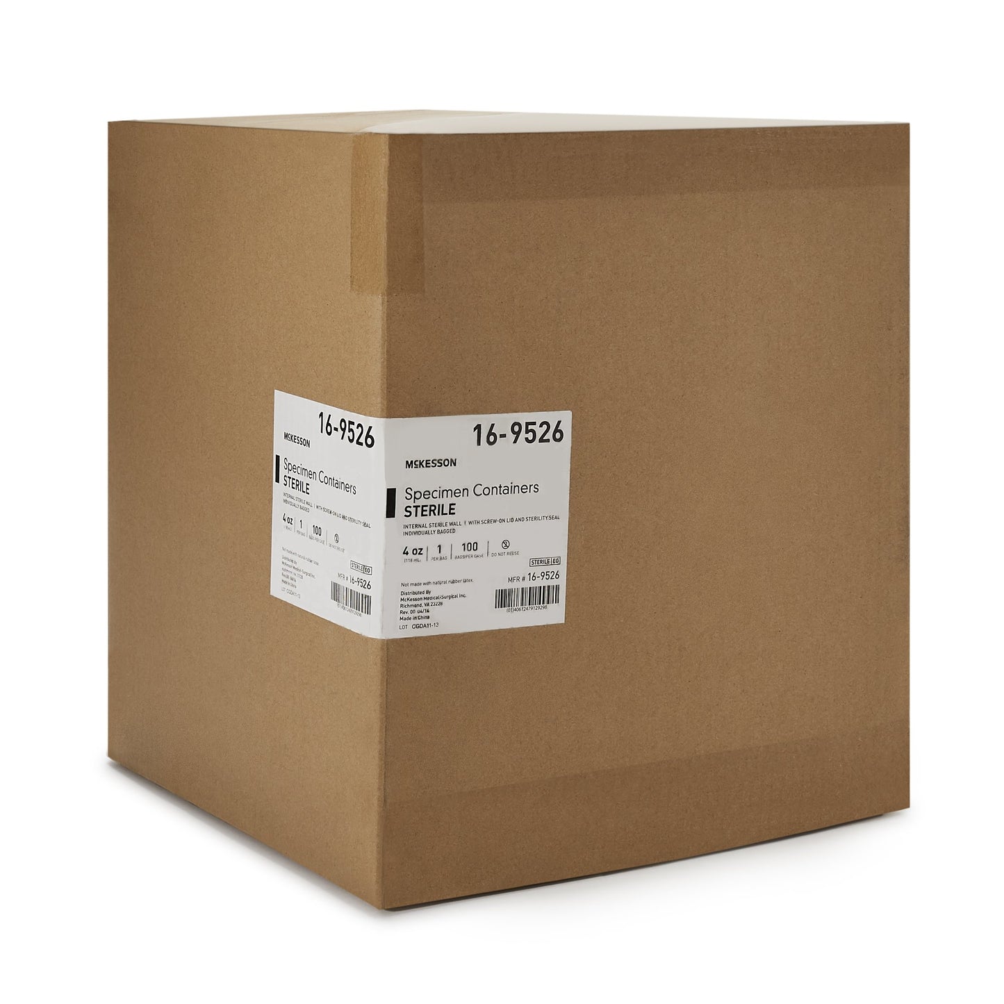 CONTAINER, SPEC W/LID STR TAPED IND WRAPPED 4OZ (100/CS)