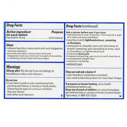 PEPCID AC, TAB REG STRENGTH 30(36BT/CS) J&JOTC