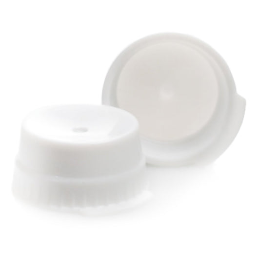 CAP, VAC TUBE WHT 16MM (1000/BG)
