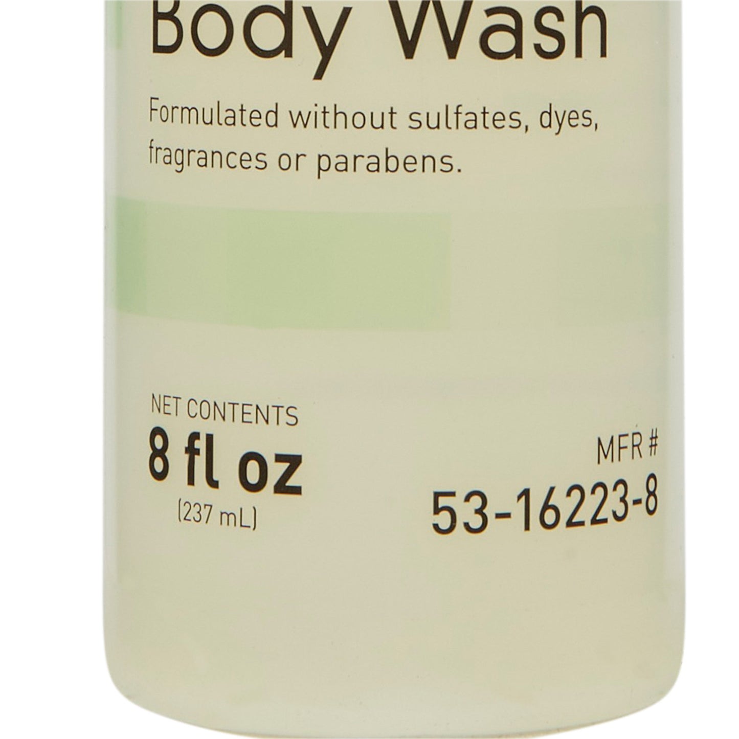 SHAMPOO HAIR/BODY, FRAG/DYE/PARABEN/SULFATE FR 8OZ (48/CS)