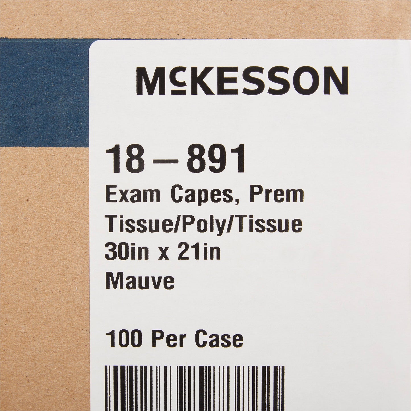 CAPE, EXAM T/P/T F/B OPN MAUVE30X21 (100/CS)