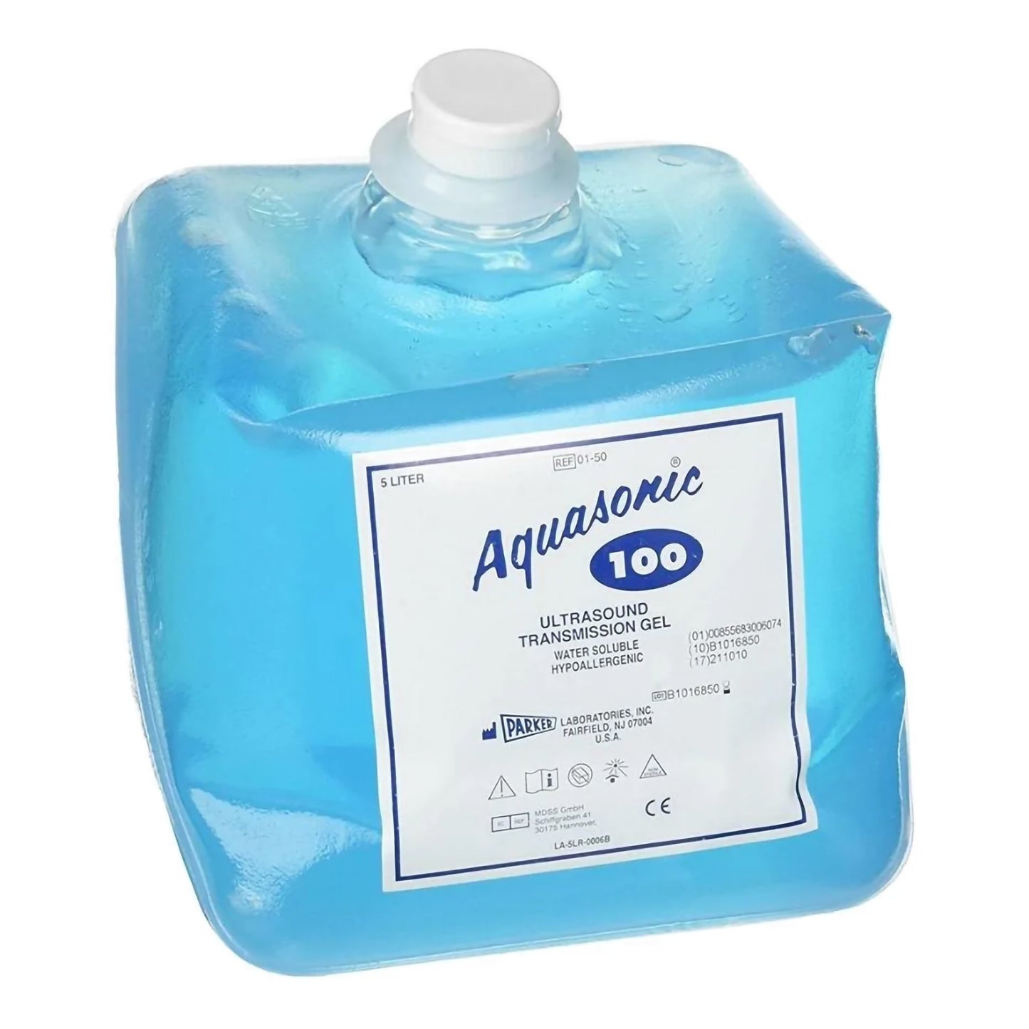 GEL, ULTRASOUND AQUASONIC 5L BLU (4/CS)