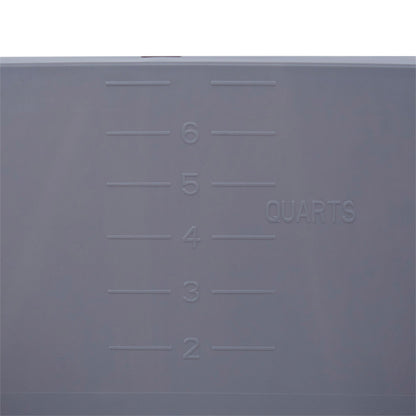 BASIN, WASH GRAPHITE RECTANGLE7QT (50/CS)