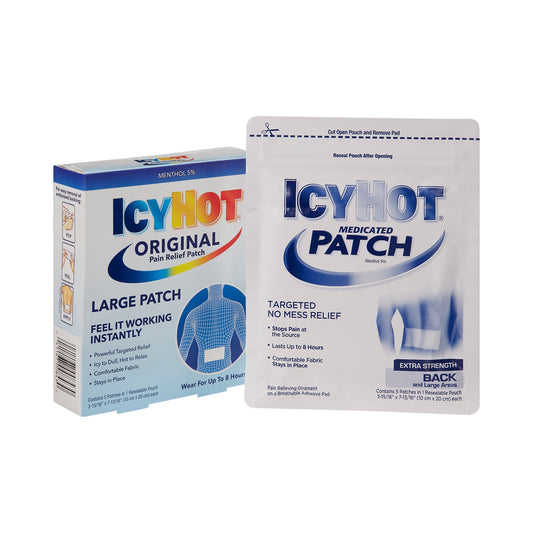 ICY HOT, BACK PATCH (5/PK)