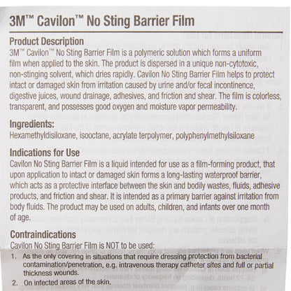 SKIN PROTECTANT, NO STING (25/BX 4BX/CS) 3M