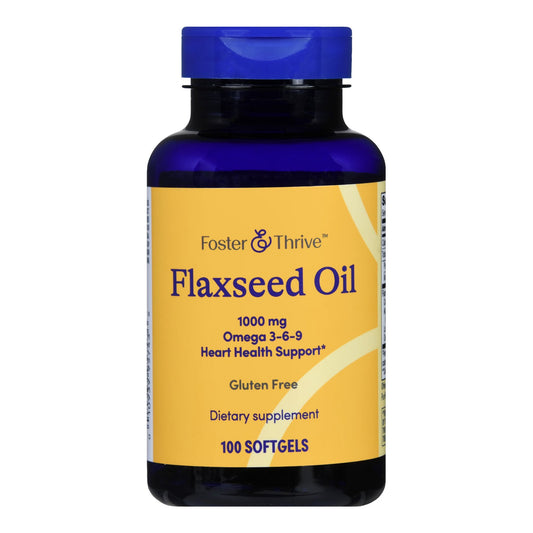 FLAXSEED OIL, CAP SGEL FT SM 1000MG (100/BT)