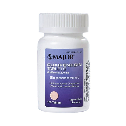 GUAIFENESIN, TAB 200MG (100/BT) MJPHRM