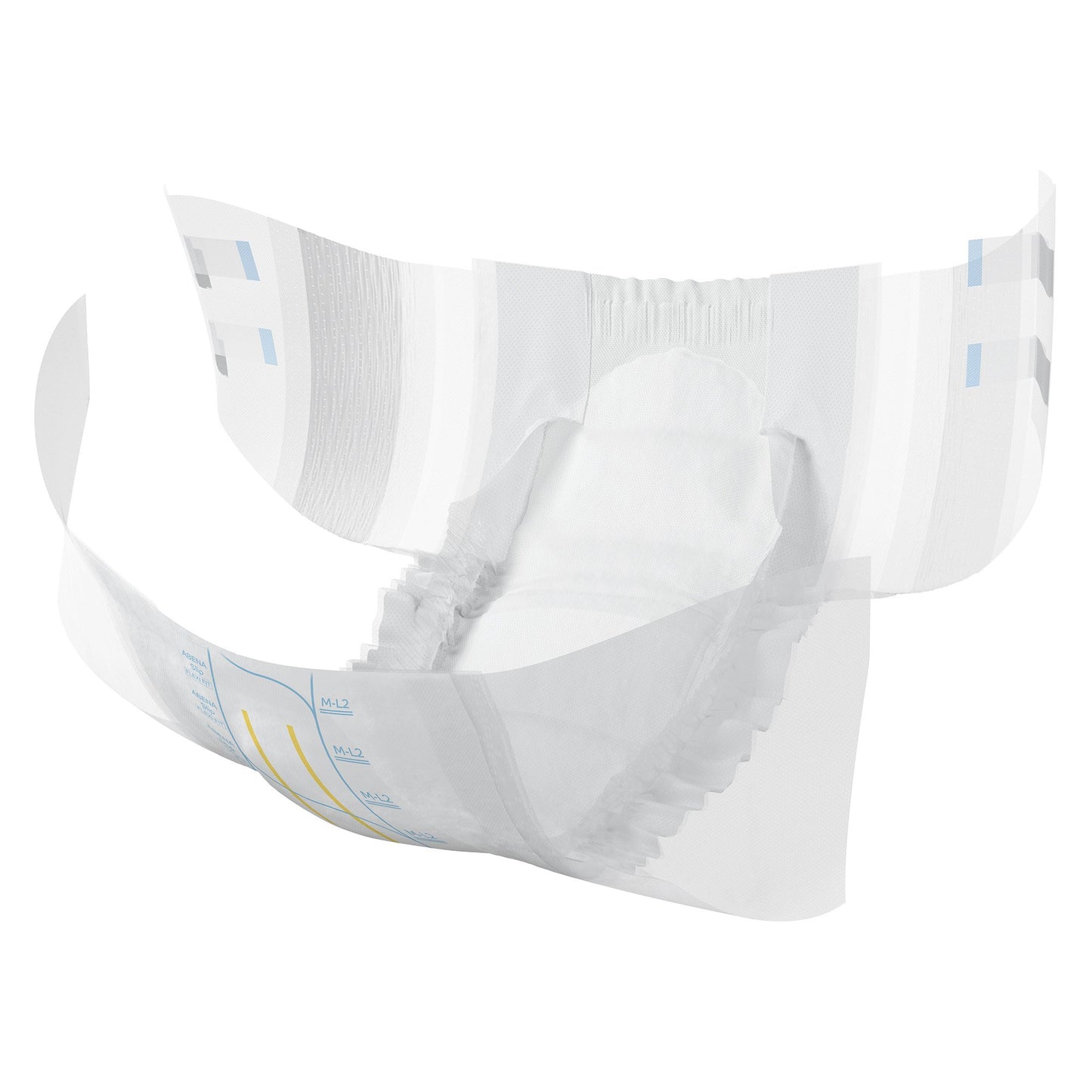 BRIEF, INCONT SLIP FLEX FIT PREM M2-L2 MED/LG (25/PK 4PK/CS)