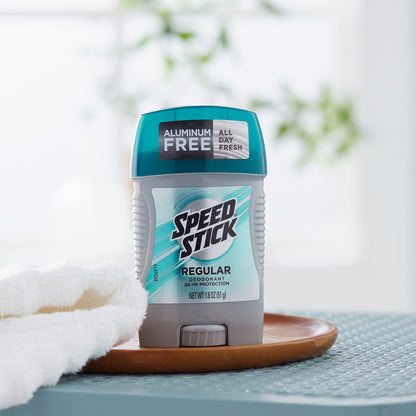 DEODORANT, SPEEDSTICK REG 1.8OZ (12/CS)