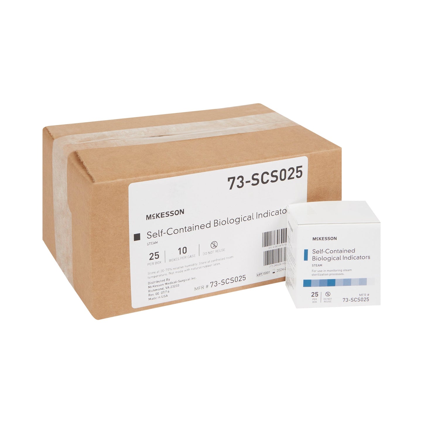 INDICATOR, BIOLOGICAL STEAM SLF-CONTAIN(25/BX 10BX