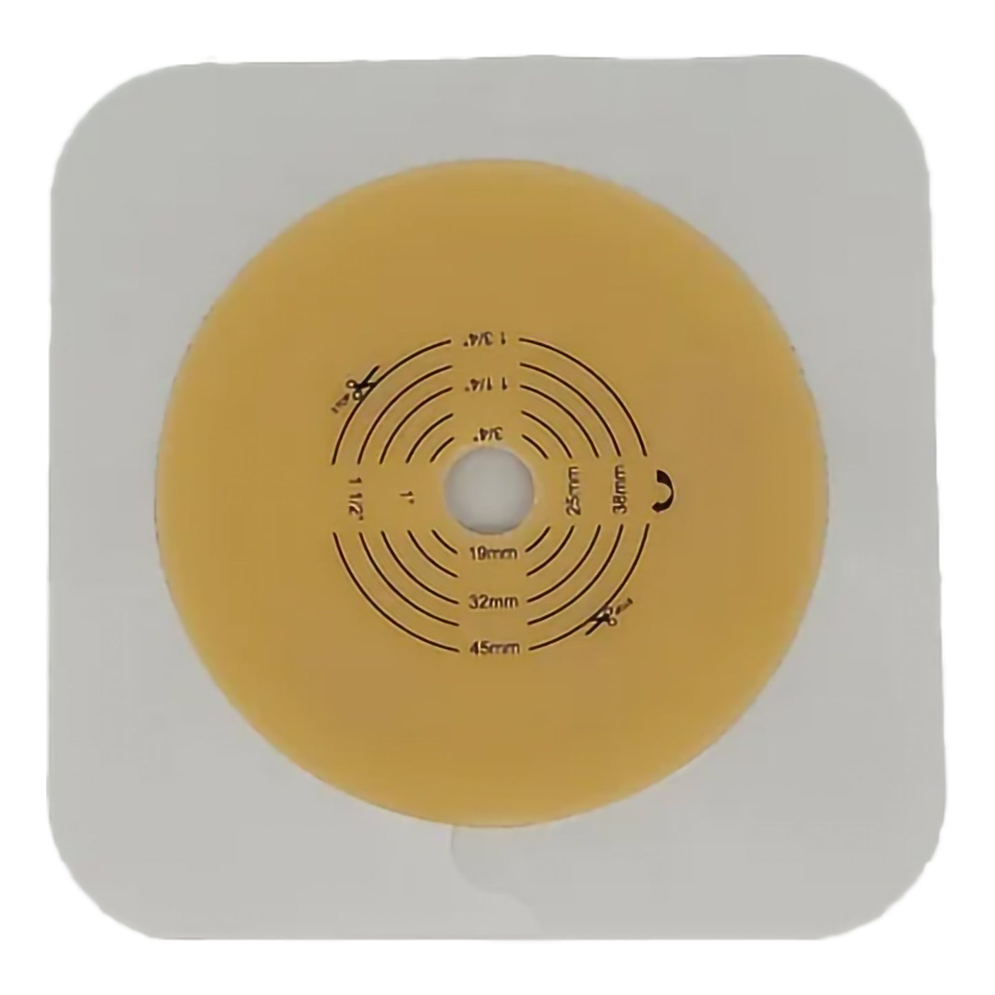 BARRIER, OSTOMY 2PC EXT TAPE COLLAR WHT 2 1/4" (5/BX 8BX/CS)