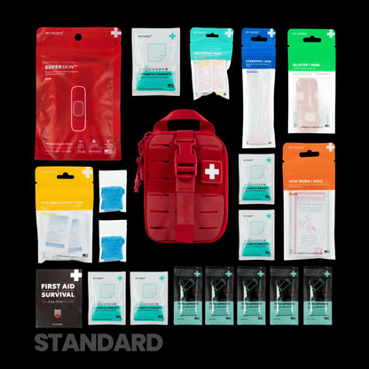 FIRST AID KIT, SIDEKICK-IFAK-POUCH RED