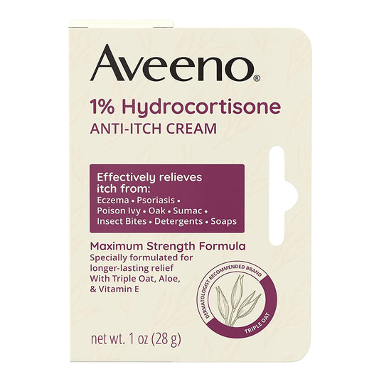 AVEENO, CRM NAT HYDROCORTISONEANTI-ITCH 1OZ
