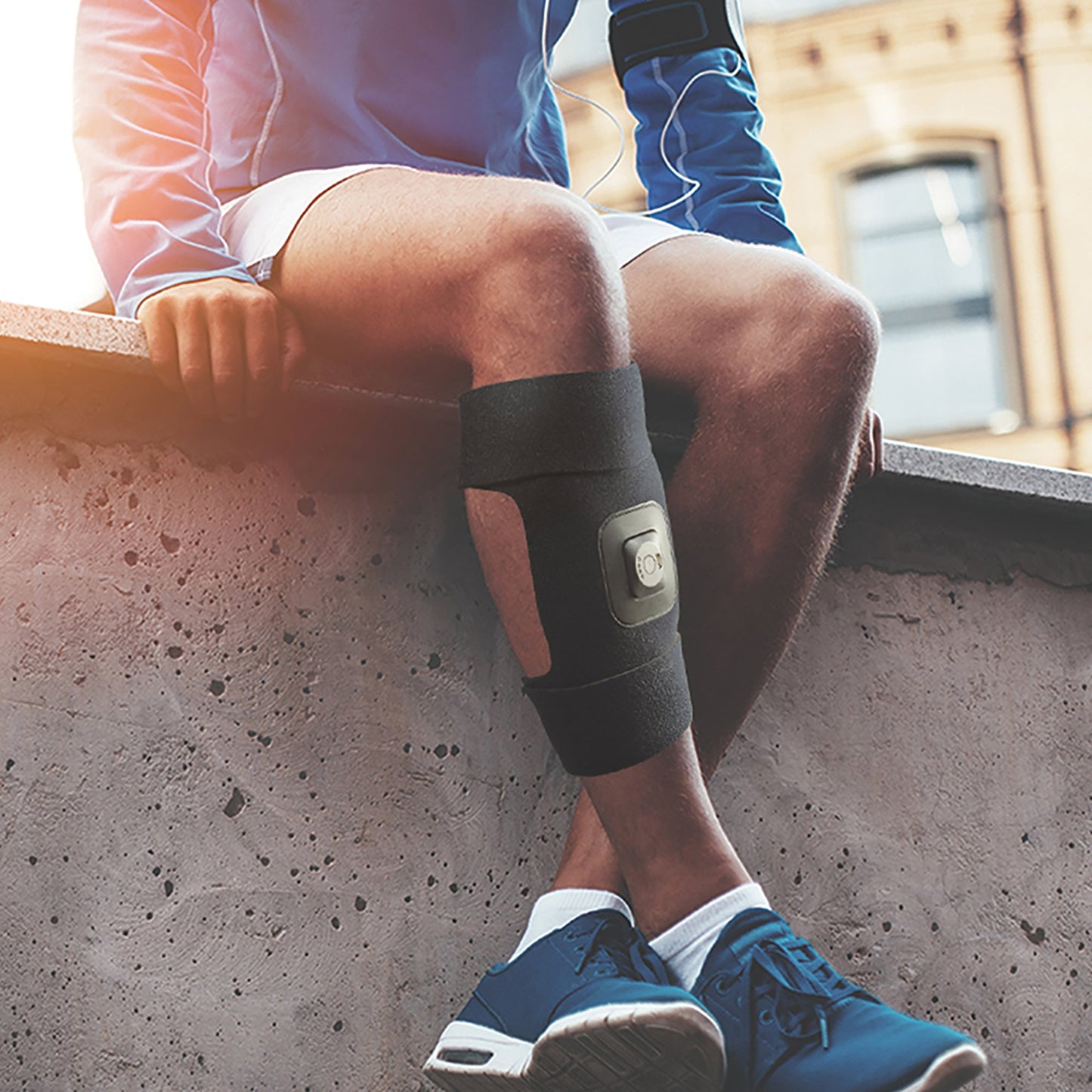 WRAP, THERAPY CALF/SHIN INTELLINETIX PORT N/INVASIVE ADJ SZ
