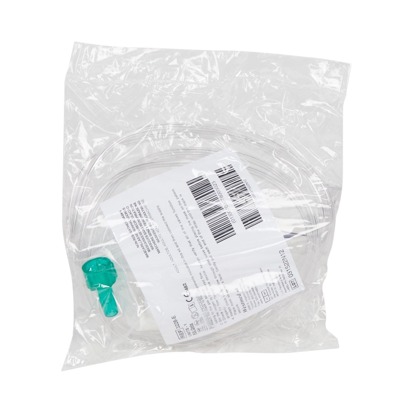 MASK, OXY HI CONC N/REBR ADLT ELONG (AMR) (50/CS)