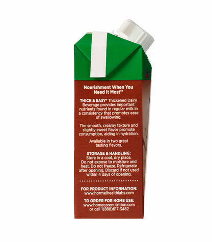 THICK&EASY, DAIRY THICKENED CHOCOLATE NECTAR 8OZ (27/CS)