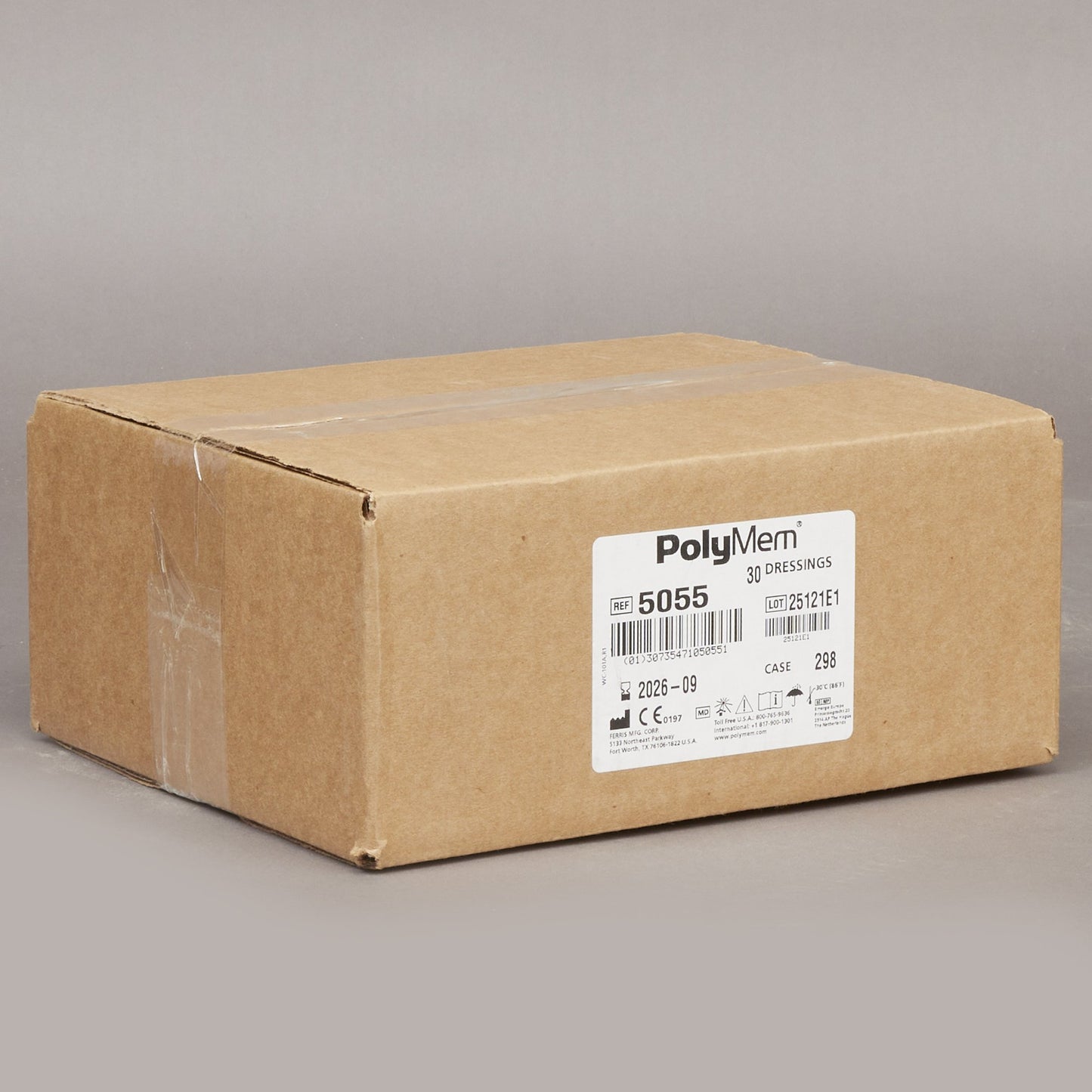 DRESSING, POLYMEM WND CARE 5X5" (15/BX)