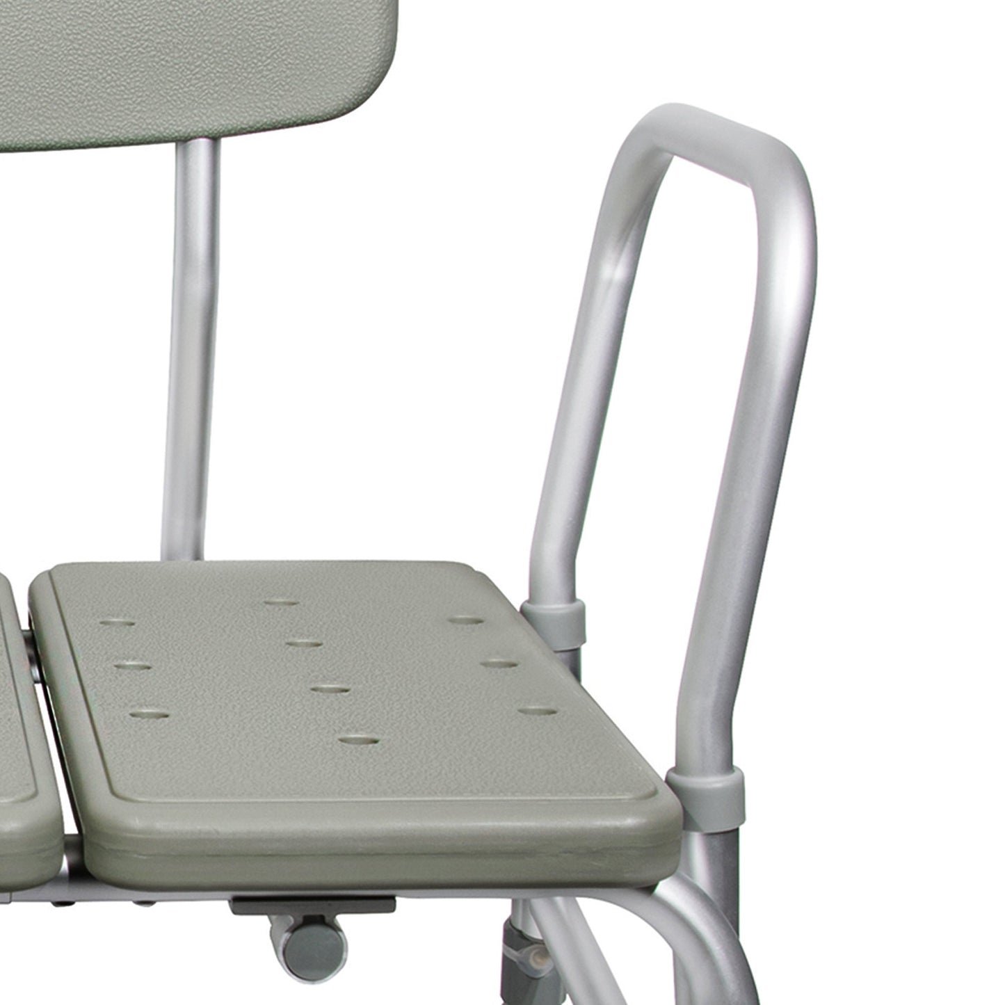 BENCH, TRANSFER W/BACK ALUMINUM FRAME 400LB