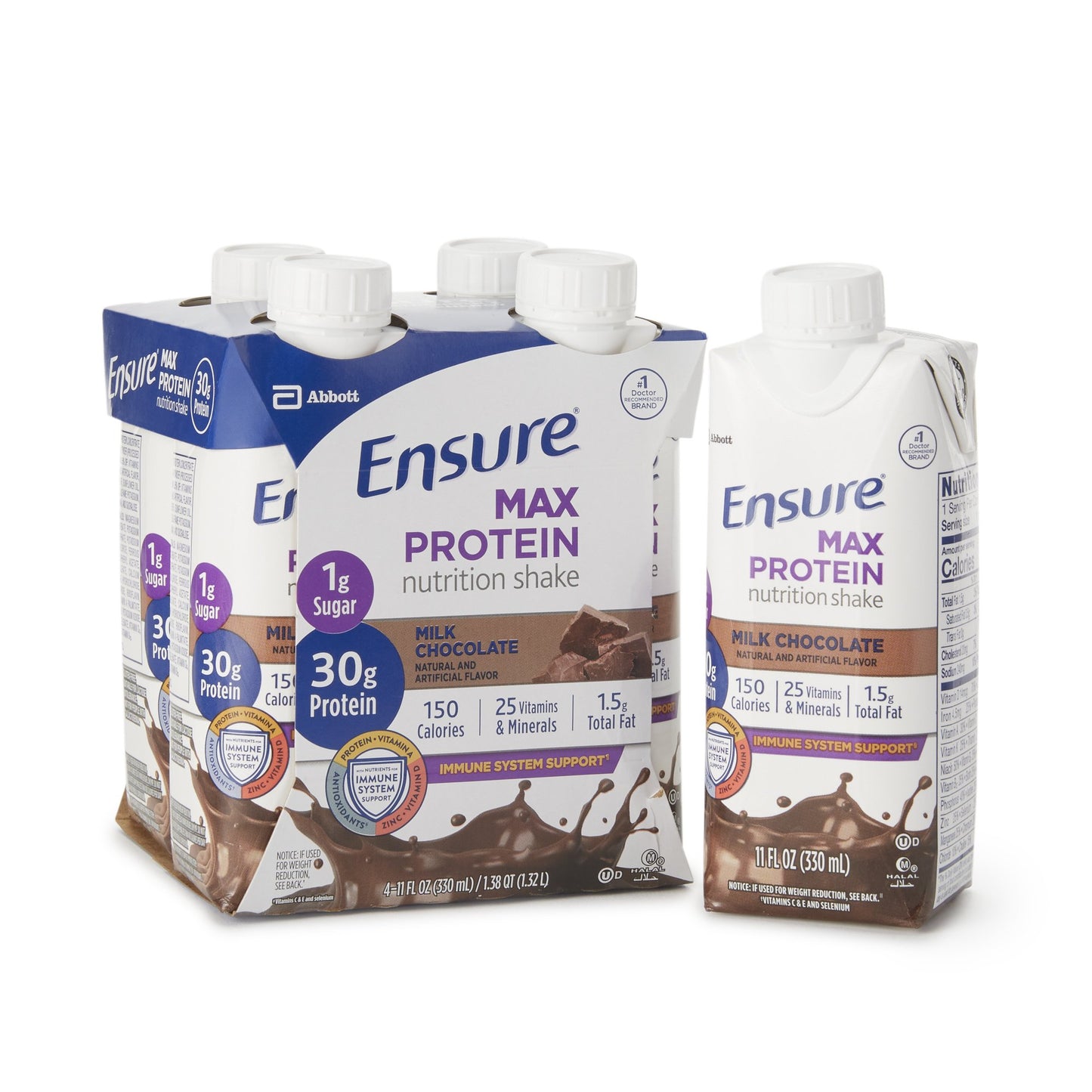 ENSURE, MAX PROTEIN RTD CAFE MILK CHOC 300ML (4/PK 3PK/CS)