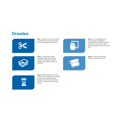 DRESSING, WND DRAWTEX HYDROCONDVT 3"X39" (5/BX) SWISAM