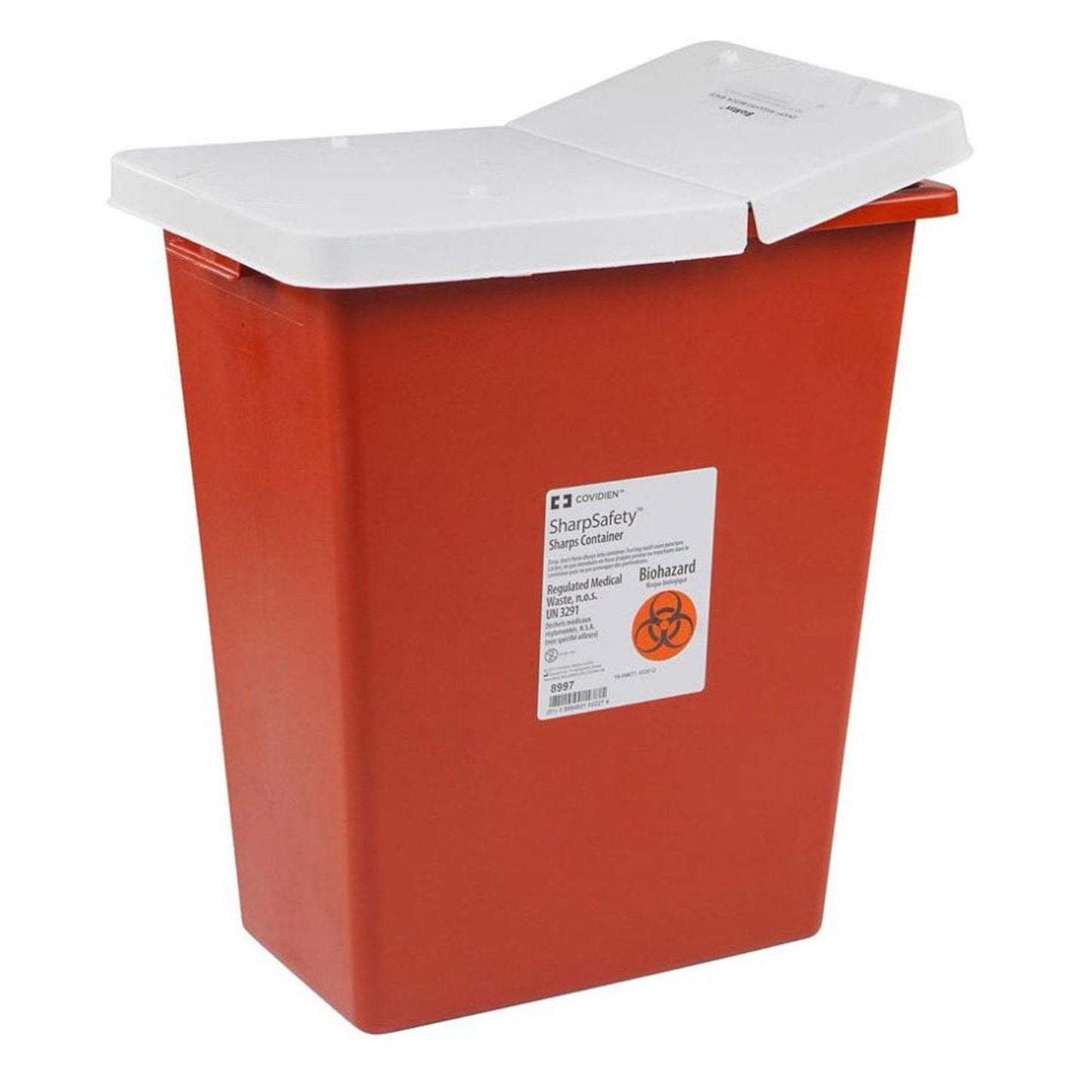 CONTAINER, SHARPS RED 12GL W/LID (10/CS)