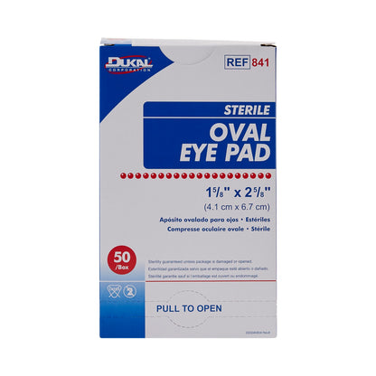 PAD, EYE 1 5/8"X2 5/8" OVAL STR (50/BX 12BX/CS)