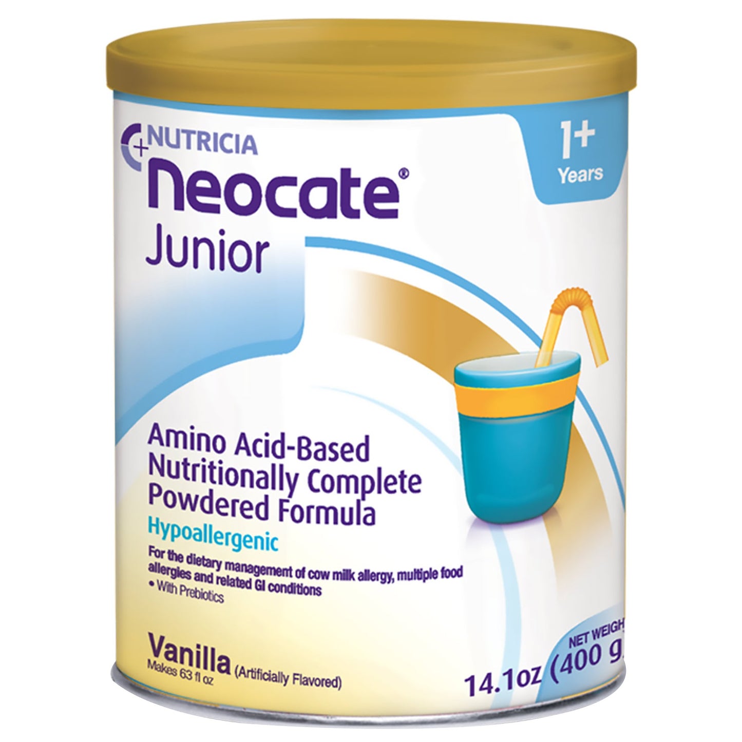 NEOCATE, JR PDR W/PREBIOTIC VAN 14OZ (4/CS)