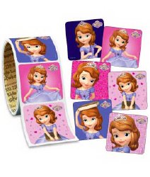 STICKER, SOFIA THE FIRST 100/RL VALUE ROLL