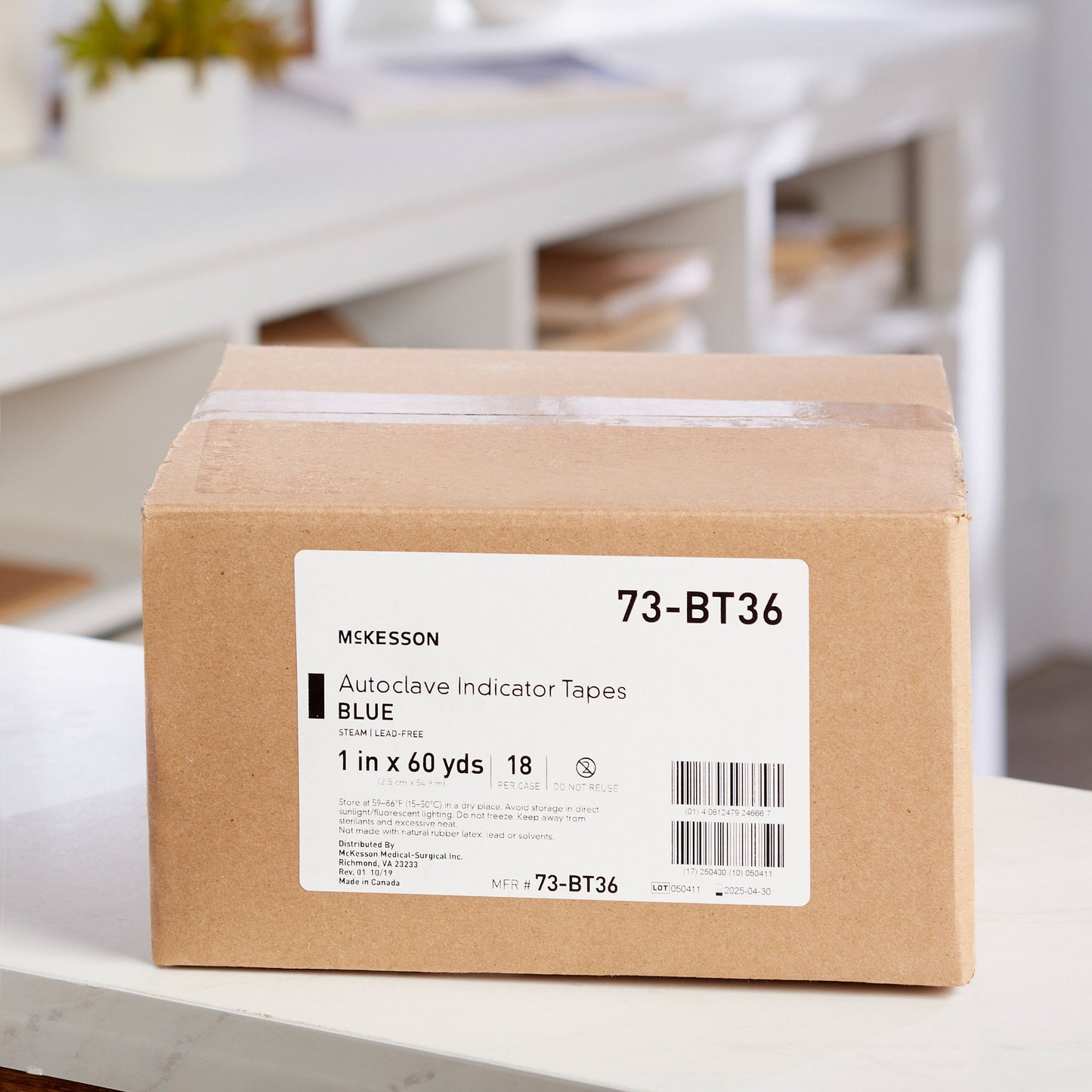 TAPE, INDICATOR BLU STM 1" (18/CS)