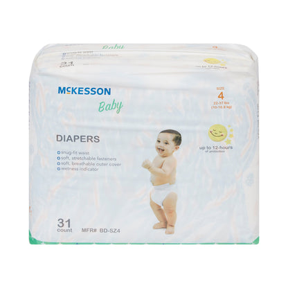 DIAPER, BABY SZ4 22-37 LBS (31/BG 4BG/CS)