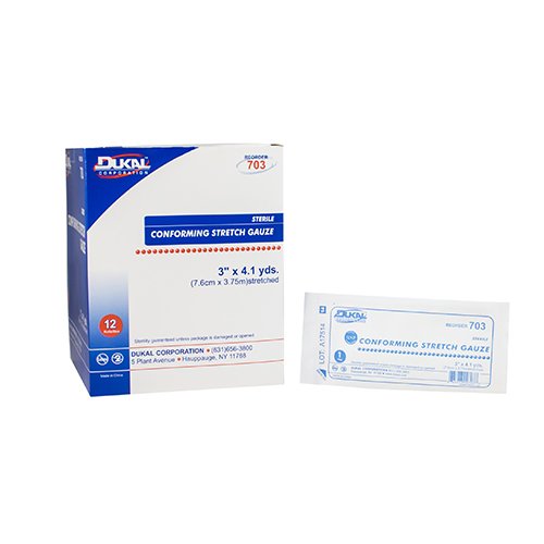 GAUZE, CONFORM STRETCH STR 3"(12RL/BAG)