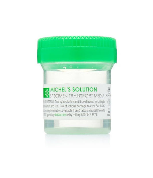 SOLUTION, MICHELS PREFILLED W/GRN LID 20ML (96/CS)