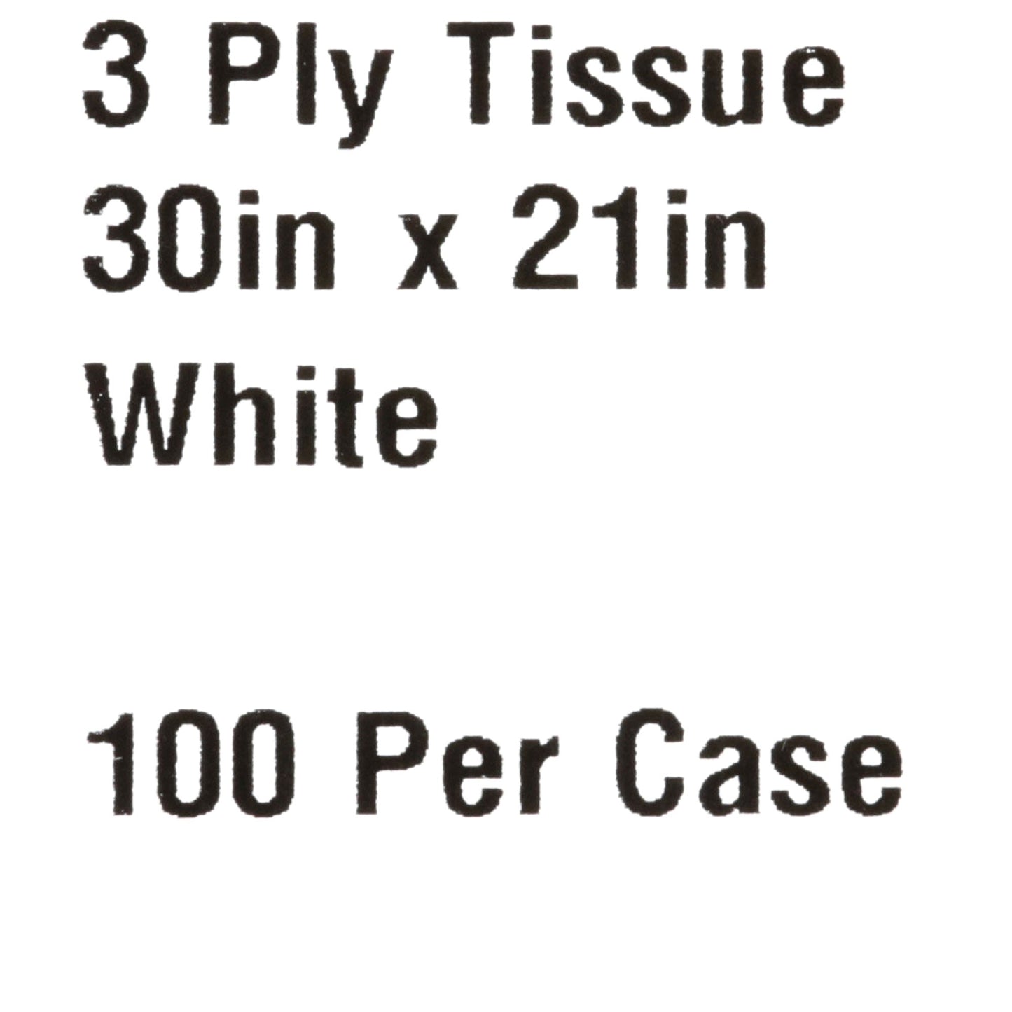CAPE, EXAM WHT F/B OPN 30X21 (100/CS)