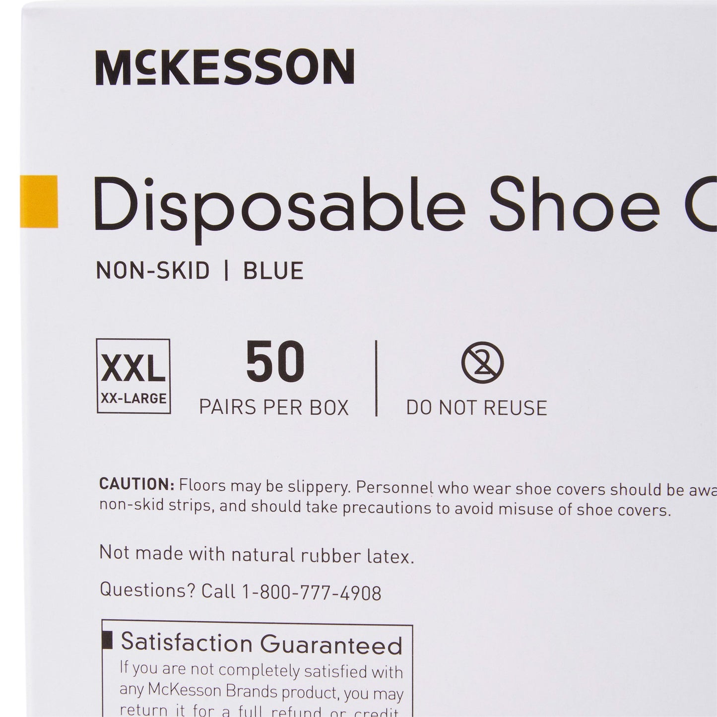 SHOECOVER, LF XXLG BLU (50PR/BX 2BX/CS)