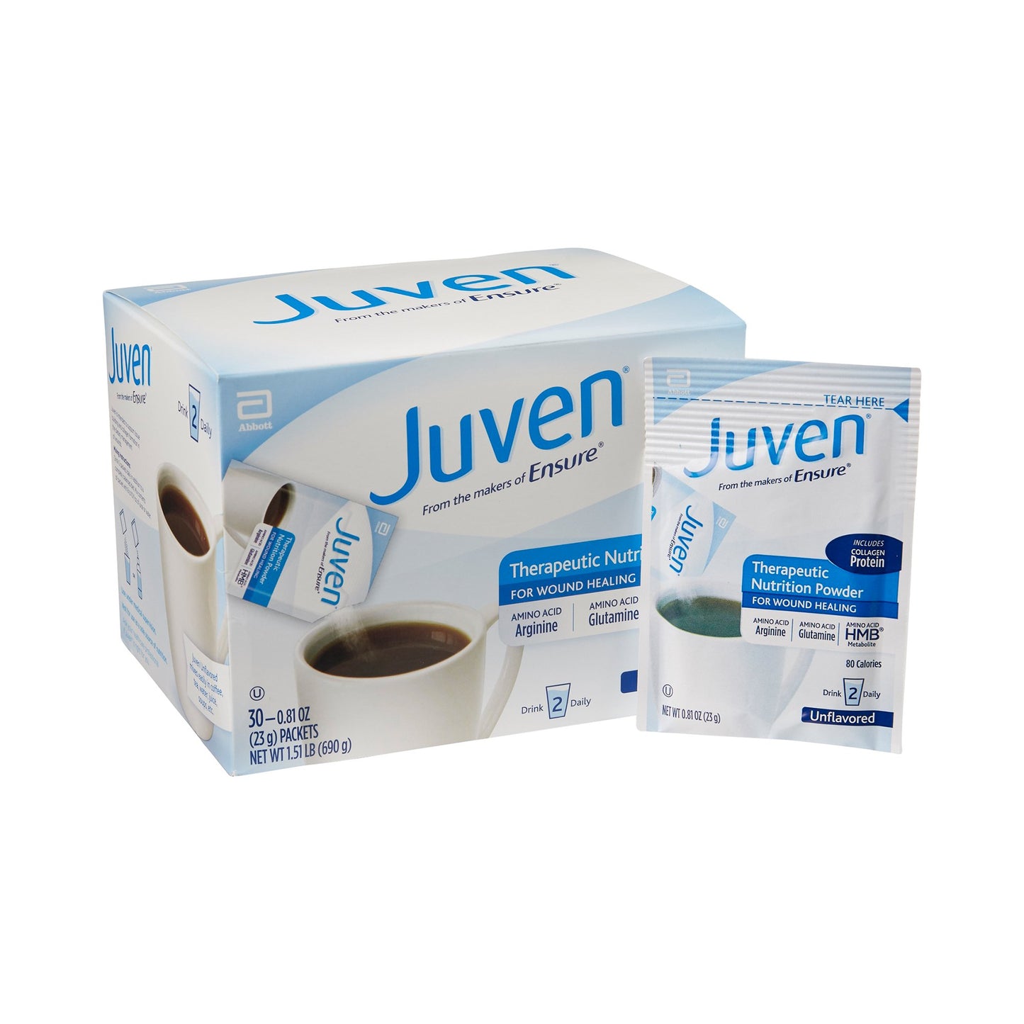 JUVEN, PDR UNFLV 0.82OZ PKT (30PK/BX 6BX/CS)