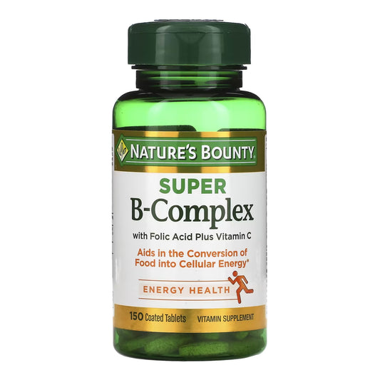 SUPER B-COMPLEX-VIT C, TAB NATURES BOUNTY (150/BT)