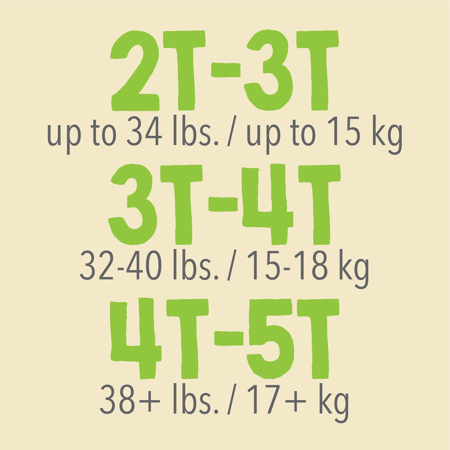 DIAPER, INCONT CUTIE PANTS MED2-3T (26/PK 4PK/CS)