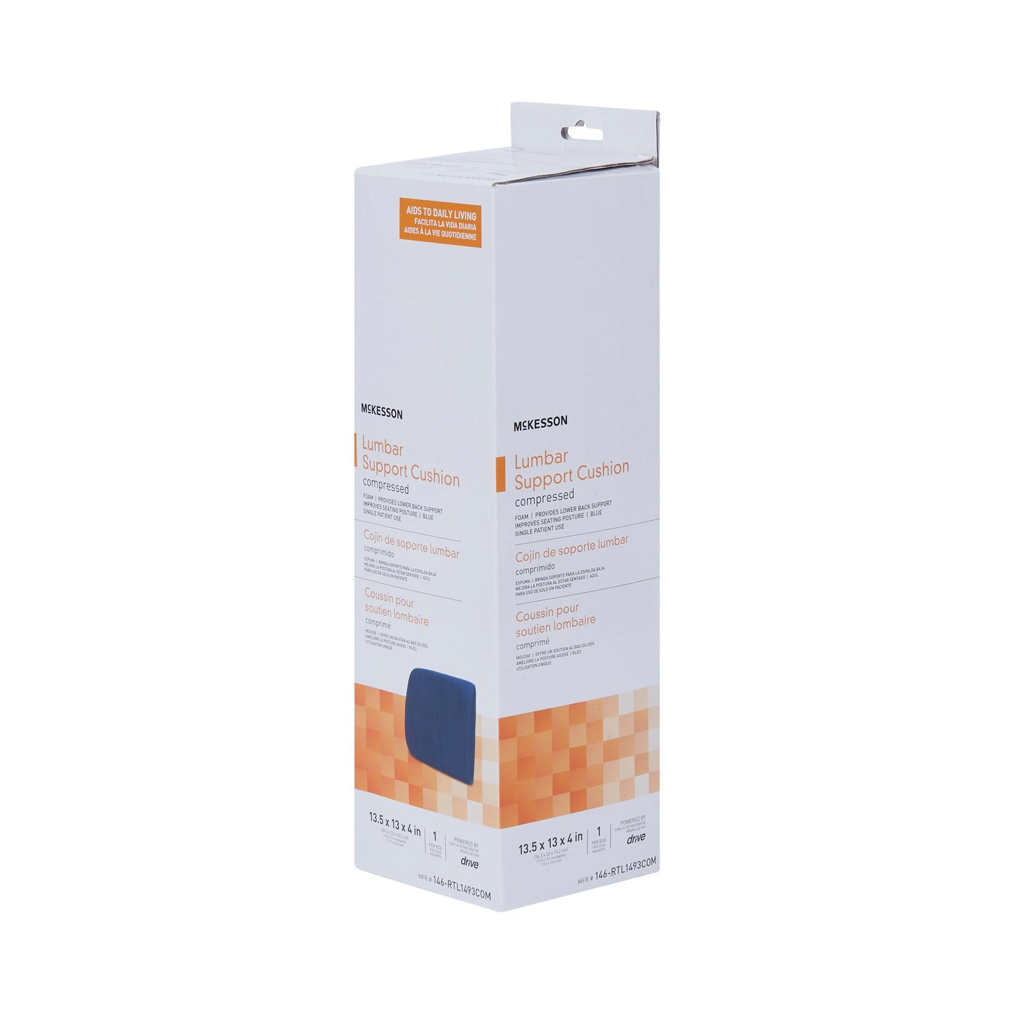 CUSHION, LUMBAR COMPRESSED (4/CS)