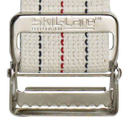 BELT, GAIT BARIATRIC W/METAL BUKLE WHT 72"