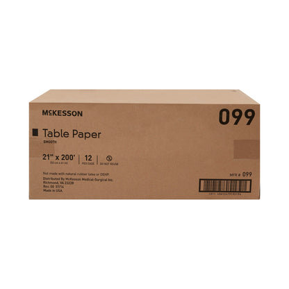 PAPER, TABLE SMTH ECON WHT 21"X200' (12RL/CS)