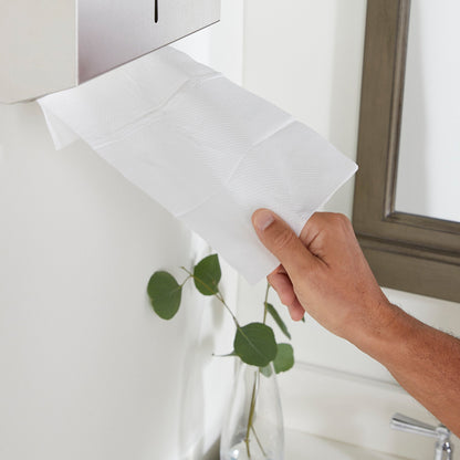 TOWEL, MULTI-FOLD 1PLY WHT 9.06X9.45" (250/PK 16PK/CS)