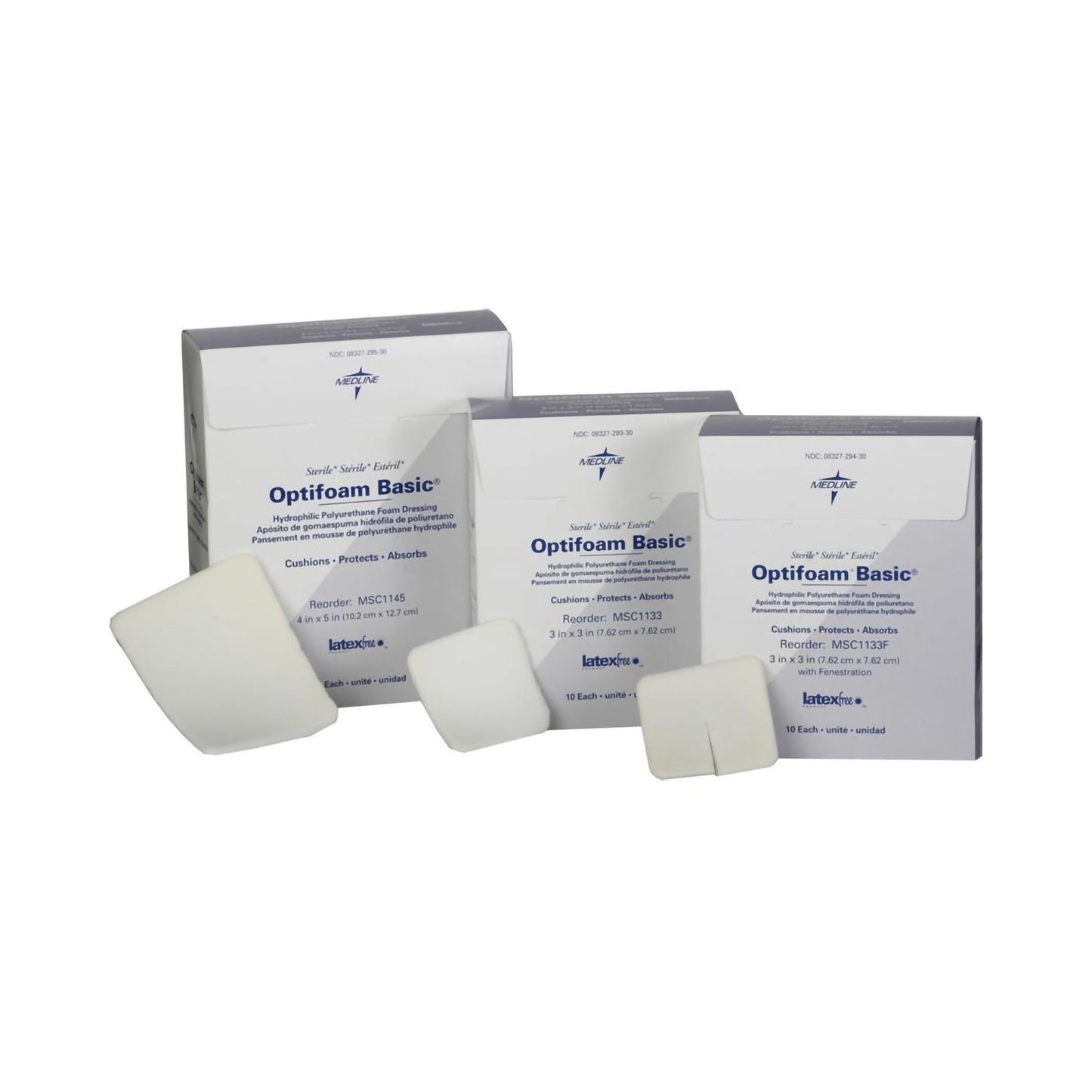 PAD, OPTIFOAM BASIC FENSTD 3X3(10/BX 10BX/CS)