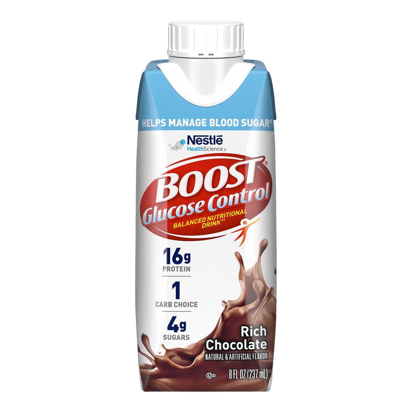 BOOST, GLUCOSE CONTROL RICH CHOCOLATE 8OZ (24/CS)