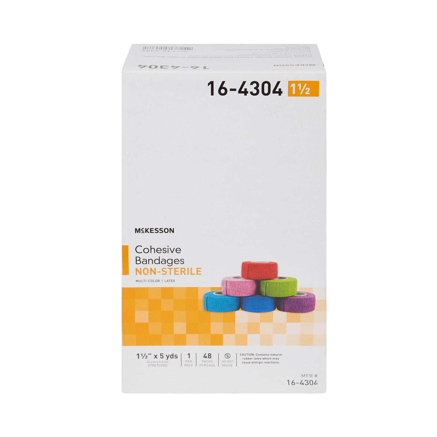 BANDAGE, COHESIVE 1.5" COLOR PK (48/CS)