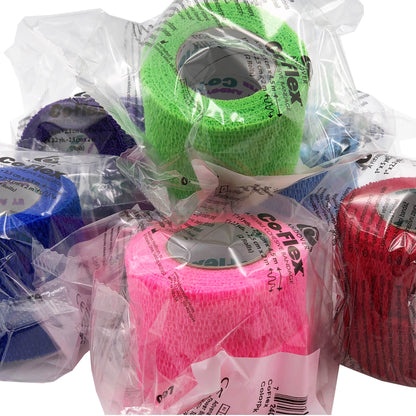 BANDAGE CO-FLEX 2" CLRPK LF 1/EA 36/CS
