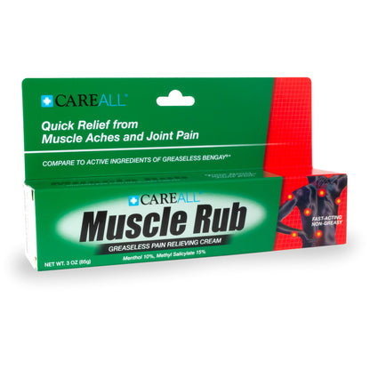 CAREALL MUSCLE RUB, CRM 3OZ (72/CS)