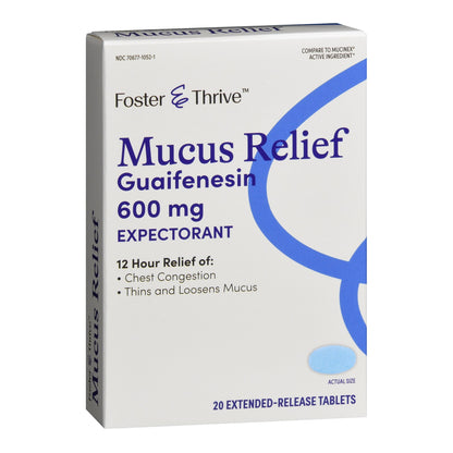 MUCUS RELIEF ER, TAB FT 600MG (20/CT)