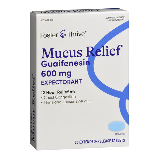 MUCUS RELIEF ER, TAB FT 600MG (20/CT)